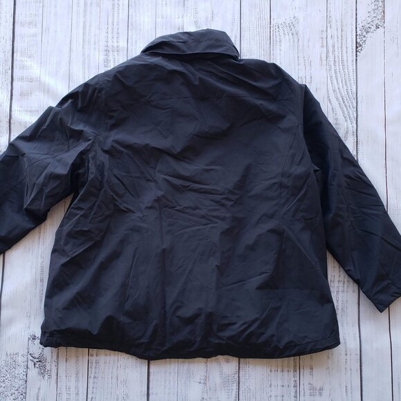 NEW 2X L.L. Bean Womens Black Sweater Fleece 3 In 1 Black Jacket! 2 Pieces! - Picture 13 of 14